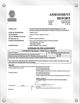 certificate about 