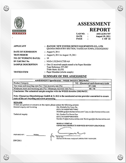certificate about 