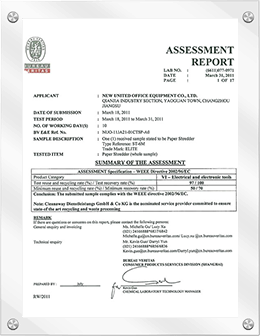 certificate about 