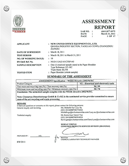 certificate about 