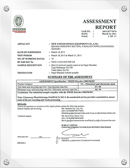 certificate about 